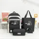 thumbnail image 1 of 4-piece Set School Student Backpacks Female Travel Instagram Leisure Large Capacity Fashionable Versatile Japanese Korean Trends, 1 of 3