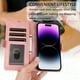 thumbnail image 2 of Premium PU Leather Flip Wallet Case For IPhone 14/13/12/11 Pro/X/XS/Max/XR/8/7/Plus/SE - Card Slot, Magnetic Closure & Lanyard, 2 of 2