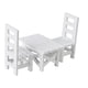 thumbnail image 2 of 1:12 Casa De Mu?ecas Mesa Silla Muebles Madera, Accesorios Fotográficos Blanco, 2 of 5