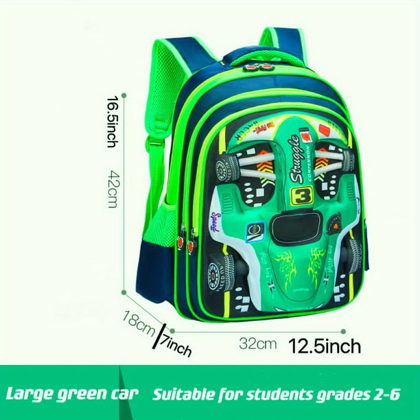 Boys' And Children's Backpack Kindergarten Middle Class Primary School Students Waterproof Spine Protection Burden-reducing Schoolbag