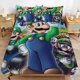 thumbnail image 1 of Super Mario 3-Piece Comforter Set for Bedroom Super Mario Bedding Set for Kids Adults Soft Microfiber Duvet Cover Set with Zipper Closure, 1 of 5
