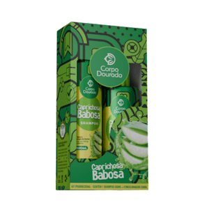 Kit Capilar Áloe Caprichoso Shampoo Y Acondicionador Corpo Dourado