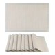 thumbnail image 1 of REGALWOVEN 8 Pack Manteles Individuales, Manteles para Decoración de Mesa de Cocina Resistentes al Calor Manteles Individuales Limpiables Beige 18*12in, 1 of 7