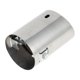thumbnail image 4 of Unique Bargains 63MM Tubo de Escape Trasero Redondo de Cromo de Acero Inoxidable para Automóvil, se adapta a Diámetros de 1 1/4" a 2", 4 of 6