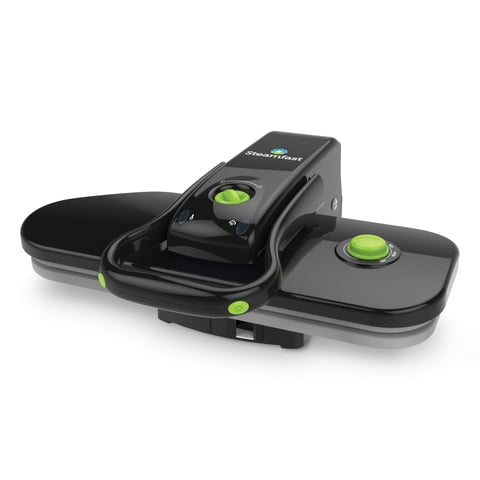 Prensa De Vapor Steamfast Sf-623 De Tamaño Mediano Con Engastes De Tela Negra