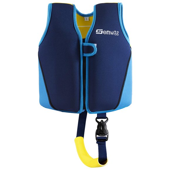 Chaleco de Natación Genwiss Talla Grande 17‑25 kg 5‑7 años Azul