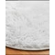 thumbnail image 3 of Alfombra Redonda de Pelo Suave Shaggy 150 cm, 3 of 5