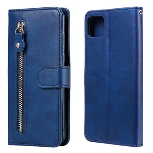Gangxun - Funda Con Cremallera Para Samsung Galaxy A22 5G, Carcasa Cartera De Cuero Pu Con Soporte Y Tarjetero