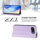 thumbnail image 3 of Funda Billetera con Soporte para Google Pixel 10a Bloqueo RFID Plegable Morado claro, 3 of 6