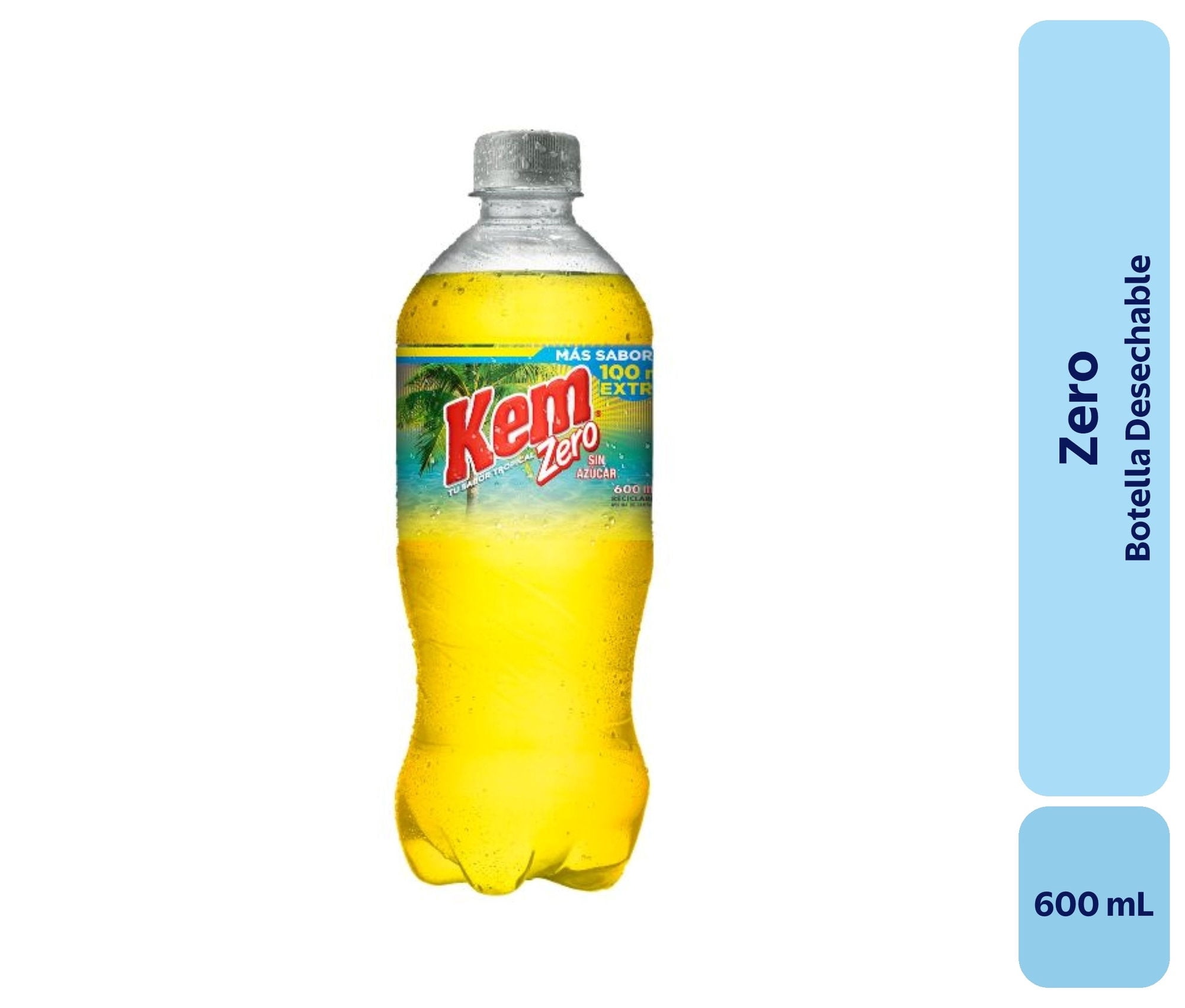 Bebida Zero Piña Botella 600 ml KEM