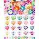thumbnail image 1 of Cuentas de Flores Plumeria FIVEIZERO 80PCS Arcilla 20 Colores, 1 of 3