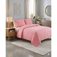 Imac Hogar - Cubrecama Quilt Texturizado Estilo Moderno Y Confort Plaza Y Media