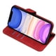 thumbnail image 2 of Funda con Cremallera para iPhone 12, Carcasa Cartera de Cuero PU con Soporte y Tarjetero, 2 of 6
