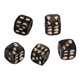 thumbnail image 1 of 5pcs Skull Dice 6-Sided KTV Entertainment Game Pool Toys Favor Props Silver, 1 of 5