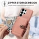 thumbnail image 5 of Funda FOXDOCK para Samsung Galaxy S26 Ultra con función billetera, soporte ajustable y diseño elegante-rosa, 5 of 6