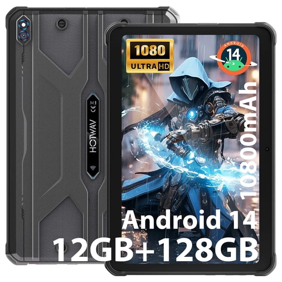 Tablet HOTWAV R8 Rugged Android 14 10.1 pulgadas HD+ 12 GB + 128 GB