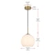 thumbnail image 3 of Lámpara Colgante Elegant Lighting Baxter Latón con Vidrio Esmerilado, 3 of 8
