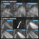 thumbnail image 3 of Cabezal de ducha Veken cuadrado de 20 cm con efecto lluvia y teleducha de 5 funciones, 3 of 9