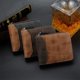 thumbnail image 4 of Cartera para hombre, informal, con cremallera, tarjetero, pequeña, sintética, marrón, 4 of 7