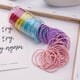 thumbnail image 1 of 100pcs Minimalist Hair Ties - 100% Polyester Hair Rope Ponytail Holders for a Stylish Look!, 1 of 5