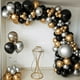 thumbnail image 1 of 111pcs, Black Golden And Silvery Balloon Garland Arch Kit, Latex Balloon Set, Suitable For Birthday, Graduation, Single Ladies, Wedding, New Year's Eve Party Decoration, 1 of 2