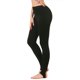 thumbnail image 4 of ATUENDO REFINADO Leggings de Algodón para Mujer de Regreso a Clases Cintura Elástica Gimnasio Yoga Suaves Pantalones con Estribo de Navidad Tallas XS Negros, 4 of 8
