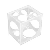 Magideal - Caja Medidora De Globos, Cubo Para El Hogar, Herramienta De Medición De Tamaño De Globo Con 11 Agujeros, Portátil Para Eventos De Pascua, Fiesta De