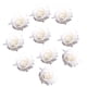 thumbnail image 2 of 10 Uds Cabezas De Flores De Seda Artificiales Arreglos Florales Para Manualidades De Fiesta Blanco, 2 of 3