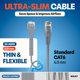 thumbnail image 4 of Cables de conexión Ethernet Everest Ultra Slim Cat6a de 30 cm, paquete de 10, 4 of 8