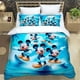 thumbnail image 1 of Lovely Mickey Minnie Duvet Cover & Pillowcase Set, Mickey Mouse Bedding Sets for Children,Twin Full Size Bed Sheets, 1 of 5