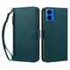 thumbnail image 3 of Funda con Billetera para [Motorola Moto G34 5G] con Bolsillo Zipper y Tarjetero Verde pavo real, 3 of 6