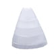thumbnail image 3 of Crinolina de Boda Enagua para Vestido de Novia con Cintura Elástica Resistente Aro de Acero Adecuada para Presentaciones Fiestas Bodas Disfraces 4 aros, 3 of 5