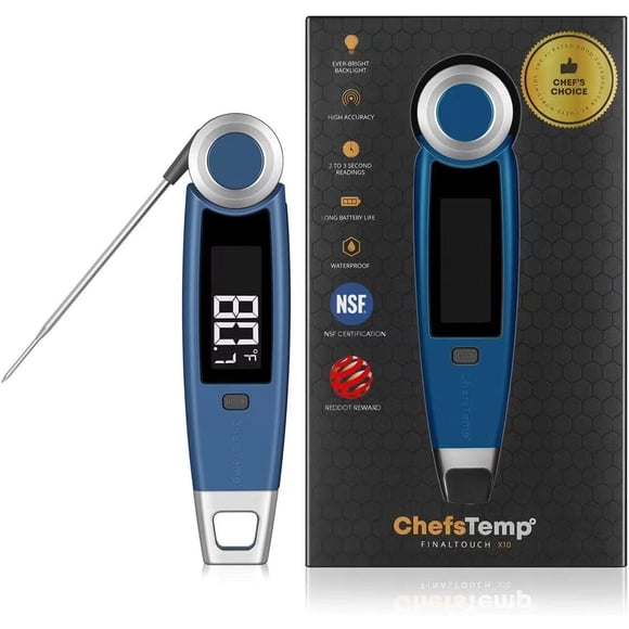 Termómetro Digital Finaltouch X10 Nsf Resistente Al Agua