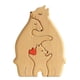 thumbnail image 2 of Familia De Osos Rompecabezas De Madera De Arte Escultura De Madera Para Regalo Para Navidad Familiar 3 Osos, 2 of 5