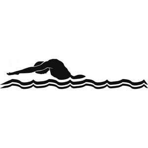 Rienda Libre Graphics - Decomural Butterfly Swimming Ws-17397