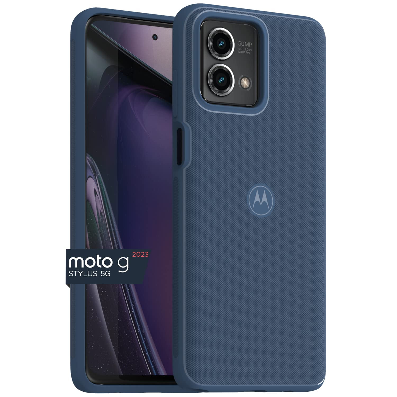 Funda Protectora Motorola Moto G Stylus 5g 2023 Azul Oscuro