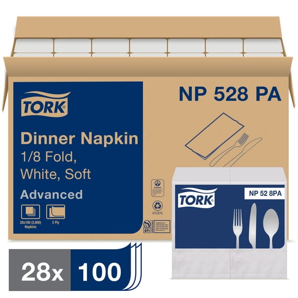 Servilleta de Cena Tork NP528PA 2 Capas 38x43 cm 2800 unidades