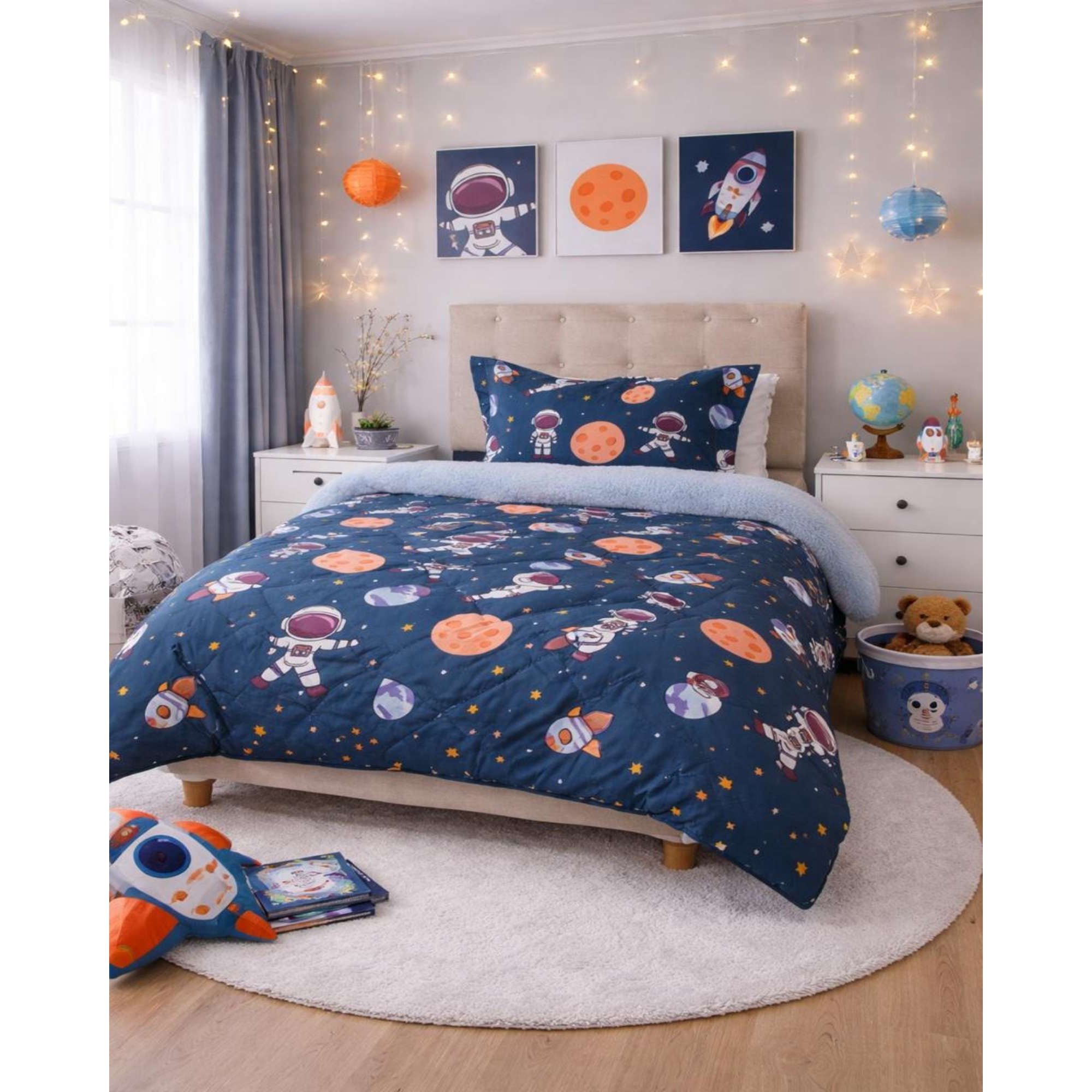 Myl Todo Hogar - Plumón Plaza Y Media Con Chiporro Sherpa Kids Deluxe