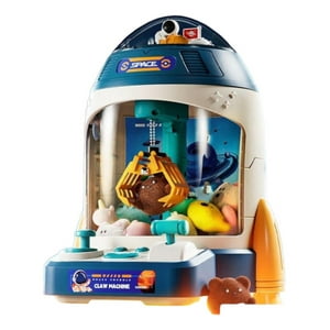 Fliperex - Juguete Mini Maquina Saca Peluche Garra Premio Claw Machine Azul