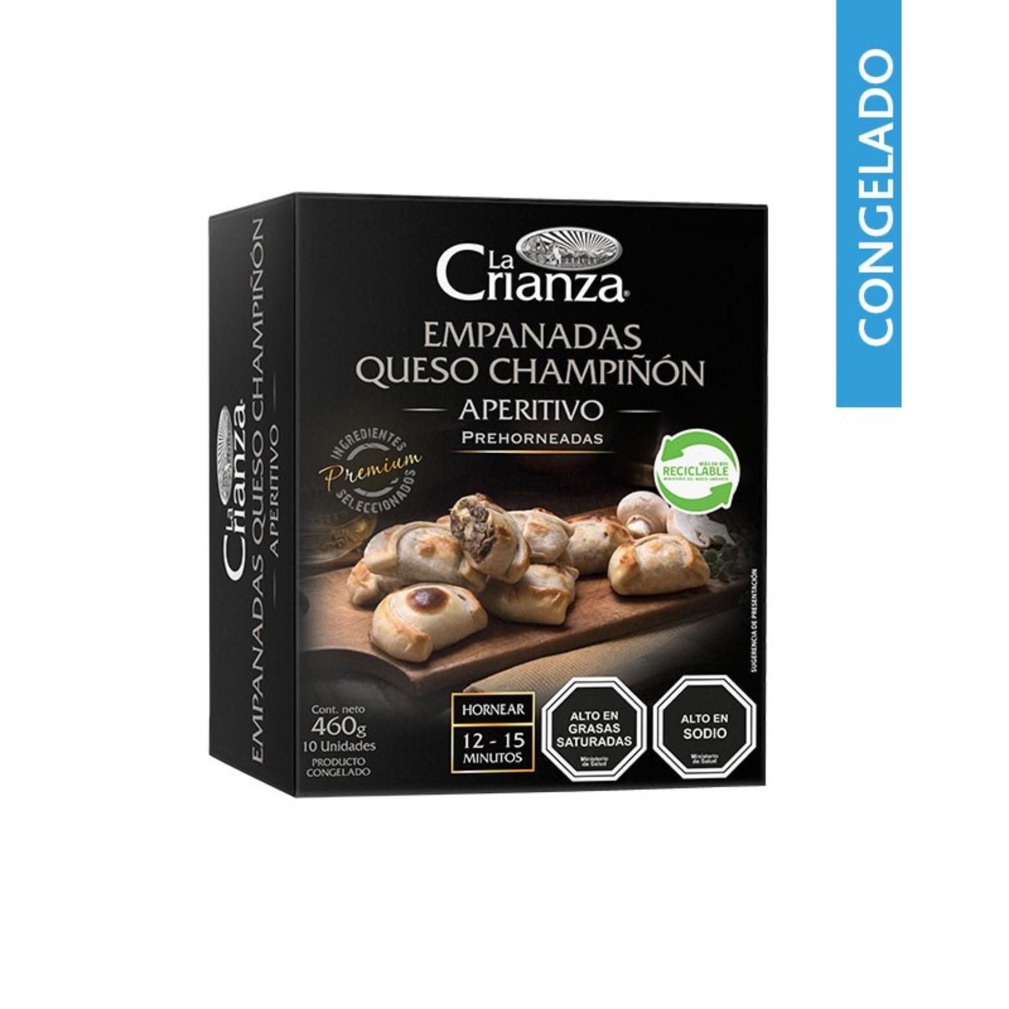 Empanaditas Queso Champiñón 460 gr La Crianza