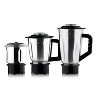 Importclick - Licuadora 3 En 1 Vaso Metal 1,5 Lt 350 W Potencia Negro