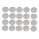 thumbnail image 5 of 20 Piezas De Metal Plano Redondo Círculo En Blanco Moneda Estampado Encantos Etiqueta Colgantes, 5 of 5