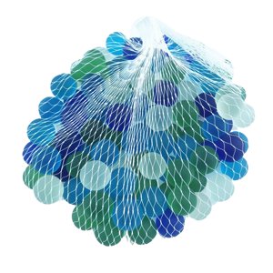 Magideal - 100 Piezas De Canicas De Vidrio Cuentas Artesanales Vidrio Redondo Sólido Para Dormitorio Sala De Estar