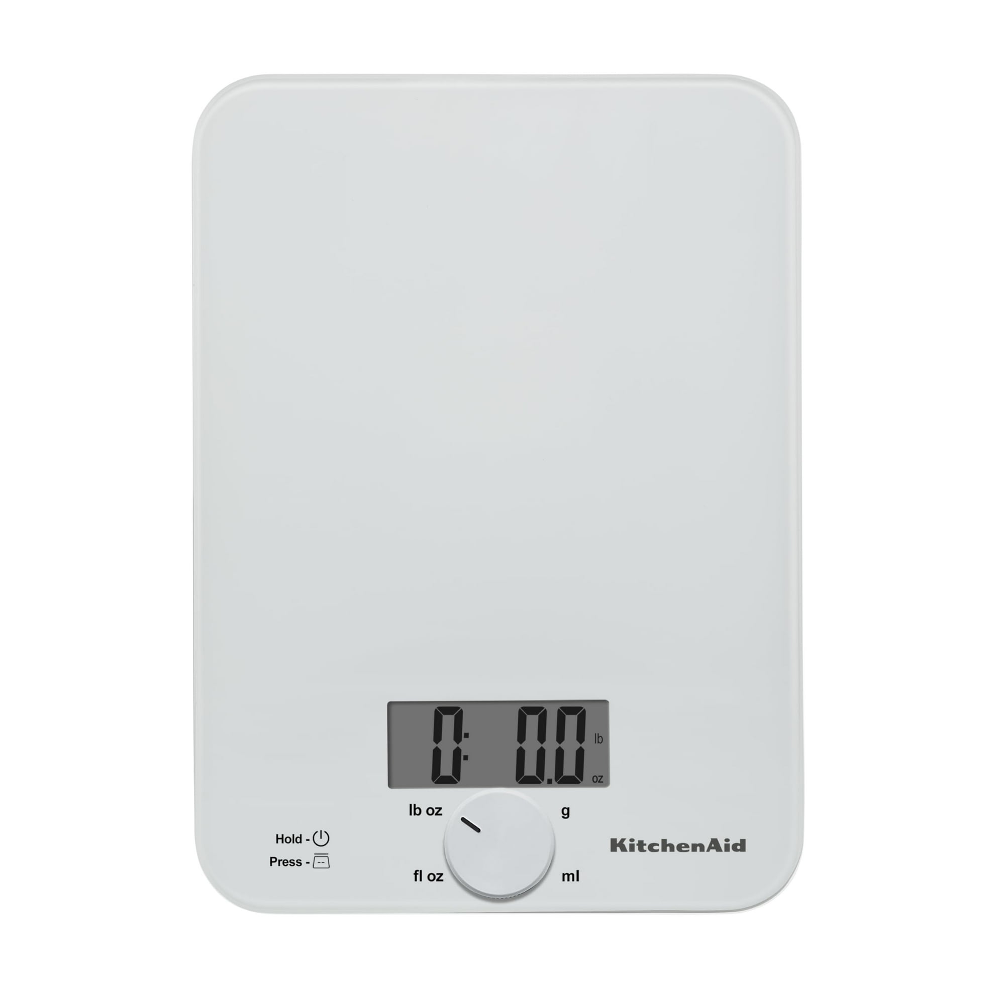 Báscula De Cocina Kitchenaid Kq914wh De Vidrio Con Capacidad De 5 Kg/11 Libras