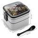 thumbnail image 2 of Medieval Fiambrera de Doble Capa, Contenedor de Almuerzo Portátil Apilable, Almacenamiento de Alimentos Hermético a Prueba de Fugas, 1000ml, 2 of 6