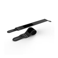 Fullfit - Muñequeras Elásticas Powerlifting Gym Entrenamiento - Negras L