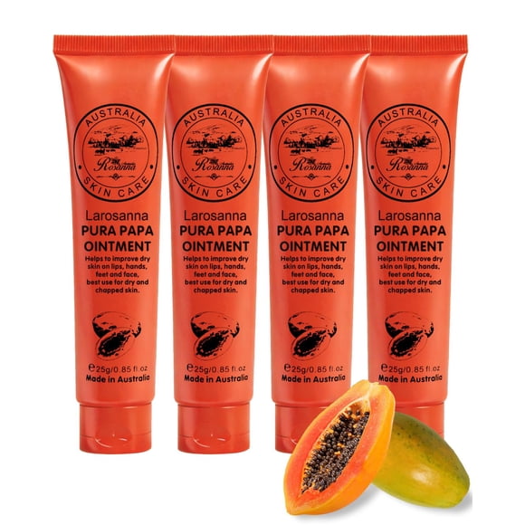 Bálsamo Labial Larosanna Pomada Papaya 4x25g Australia