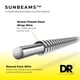 thumbnail image 2 of Cuerdas para bajo DR Strings Sunbeam Round Core Medium 6 (NMR6130), 2 of 8