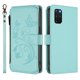 thumbnail image 2 of Funda Cartera Mariposa para [Samsung Galaxy S20 Plus] con Soporte y Cremallera Verde menta, 2 of 6