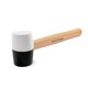 thumbnail image 1 of Mazo de Goma WOTAHI 24 cm 227 g Blanco/Negro, 1 of 6